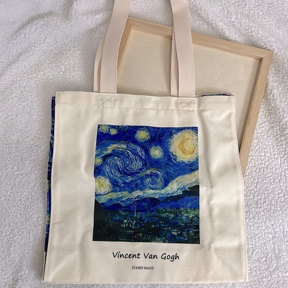 VAN GOGH Canvas Tote Starry Night Canvas Tote - Picture 2 of 7